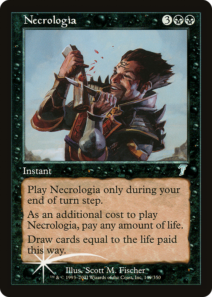 Necrologia (7ED-149★) - Seventh Edition Foil
