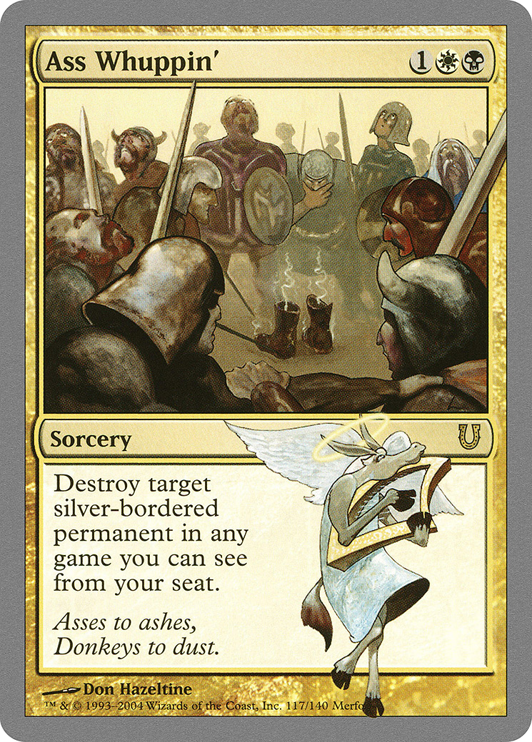 Ass Whuppin' (UNH-117) - Unhinged Foil 