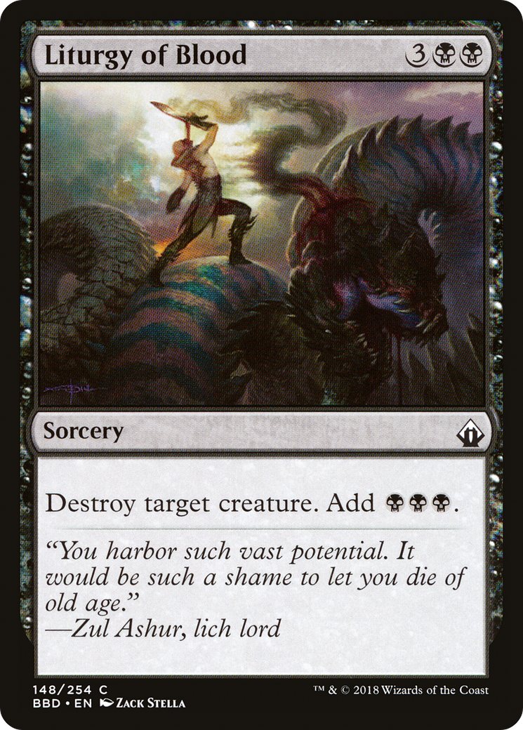 Liturgy of Blood (BBD-148) - Battlebond
