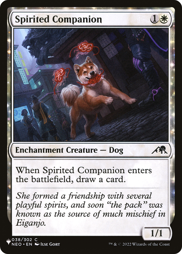 Spirited Companion (LIST-NEO-38) - The List: (enchantment)