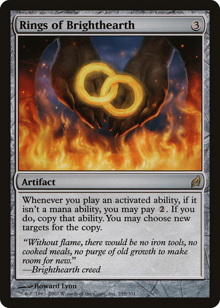 Anneaux de Brighthearth (LRW-259) - Lorwyn Foil