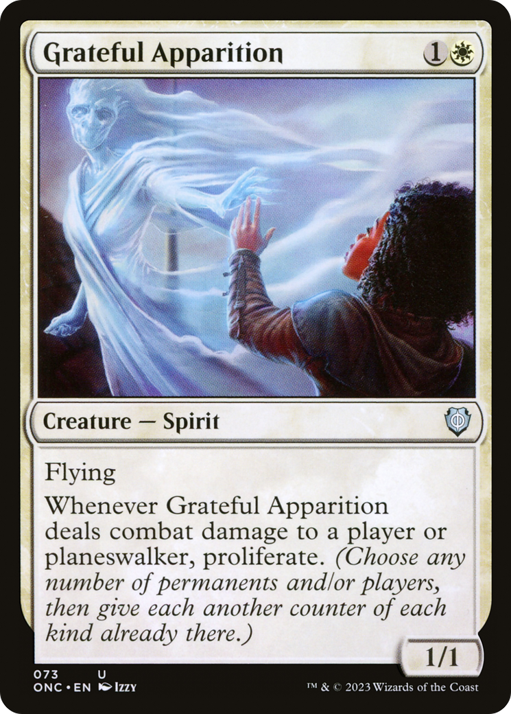 Apparition reconnaissante (ONC-073) - Phyrexia : Tous ne seront plus qu'un, commandant 