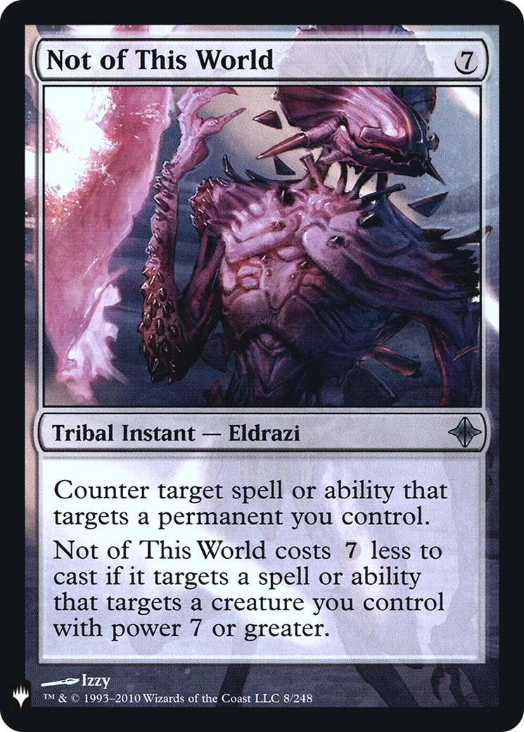 Not of This World (LIST-ROE-8) - The List Foil