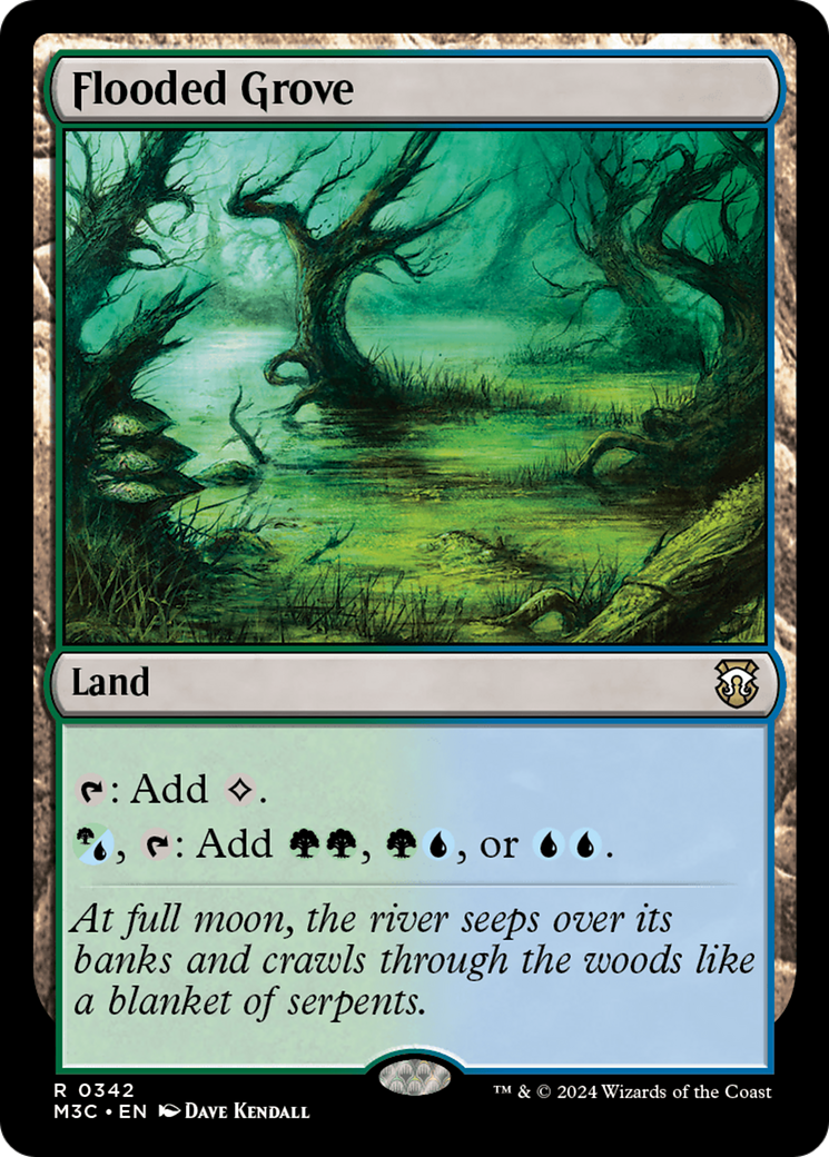 Bosquet inondé (M3C-342) - Modern Horizons 3 Commander Foil 