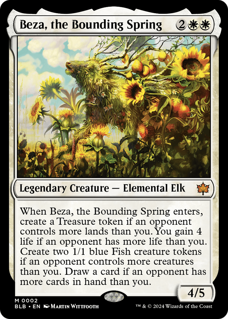 Beza, la source bondissante (BLB-002) - Bloomburrow Foil
