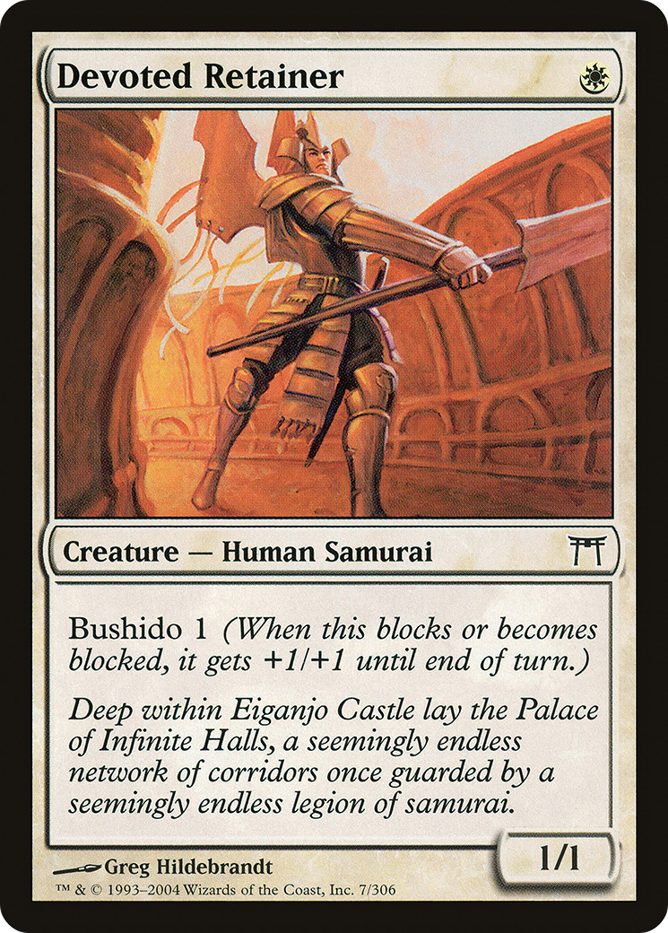 Devoted Retainer (CHK-007) - Champions of Kamigawa Foil
