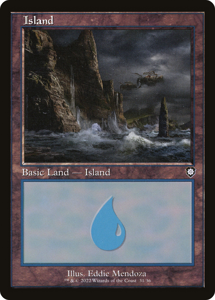 Island (31) (Retro Frame) (BRC-031) - The Brothers' War Commander