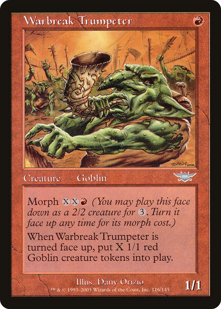 Trompettiste Warbreak (LGN-116) - Legions Foil 