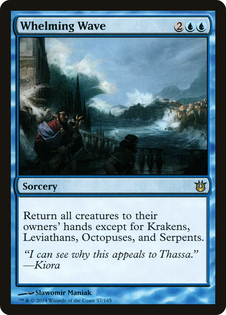 Whelming Wave (BNG-057) - Feuille Né des Dieux