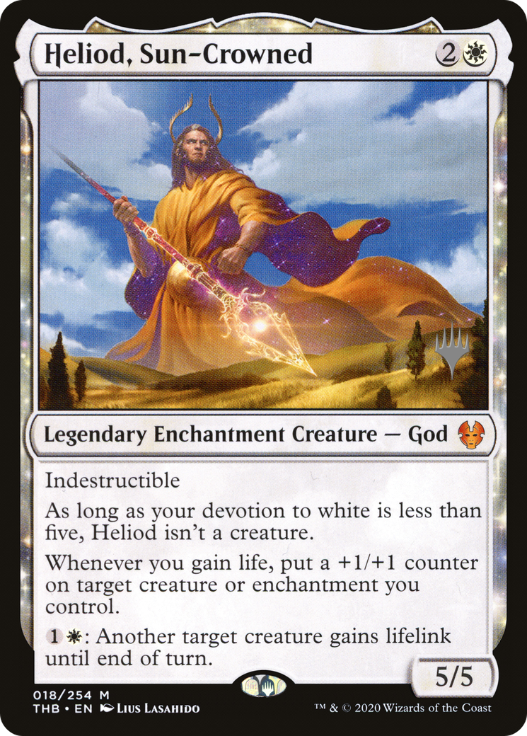 Héliode, couronné de soleil (PTHB-18P) - Promos Theros Beyond Death : (enchantement) Foil