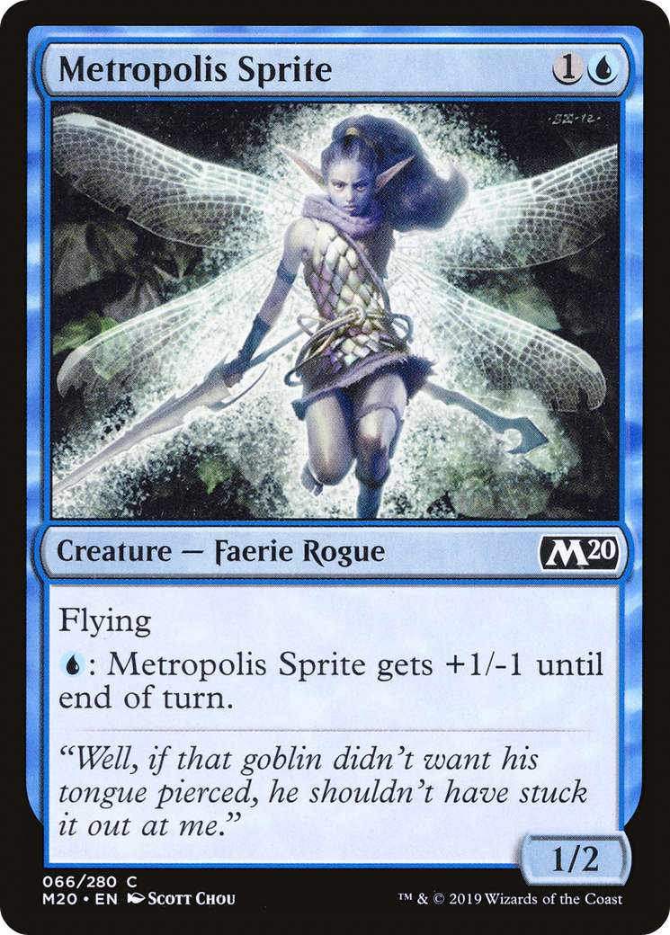 Metropolis Sprite (M20-066) - Core Set 2020