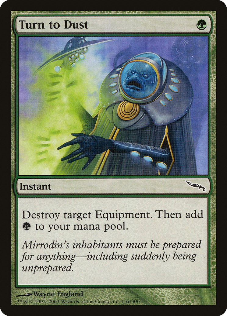 Se transformer en poussière (MRD-137) - Mirrodin 