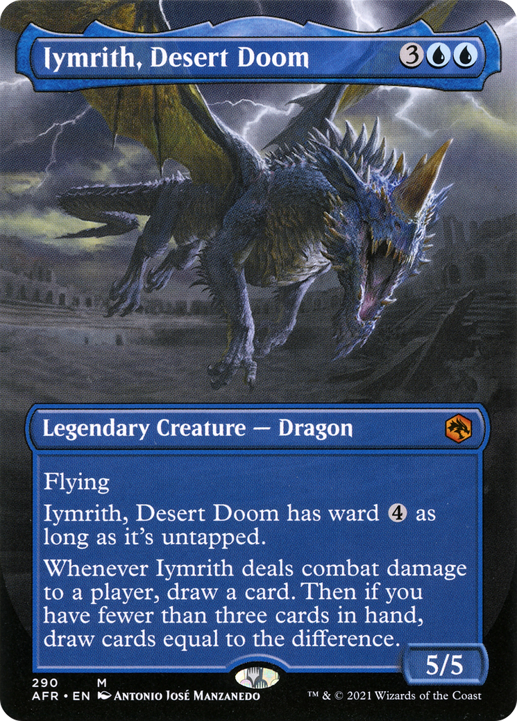 Iymrith, Desert Doom (Borderless) (AFR-290) - Adventures in the Forgotten Realms (Borderless) Foil