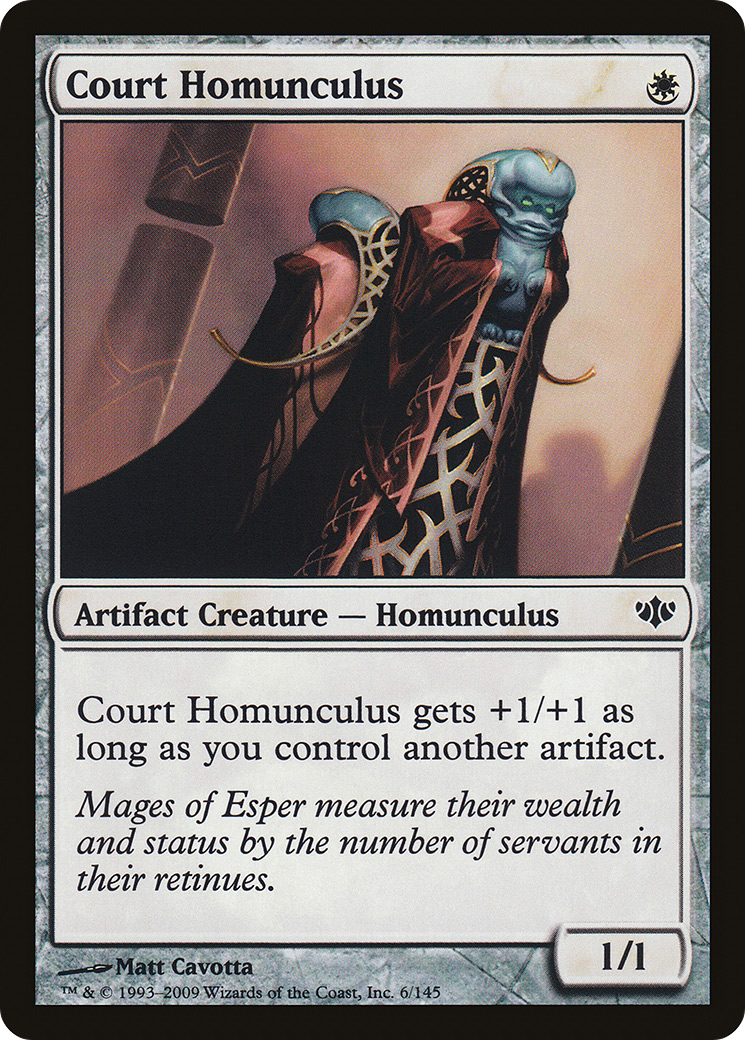 Homunculus de la Cour (CON-006) - Conflux Foil 