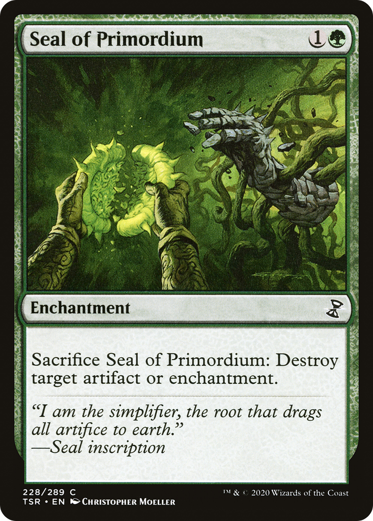 Sceau du Primordium (TSR-228) - Time Spiral Remastered Foil