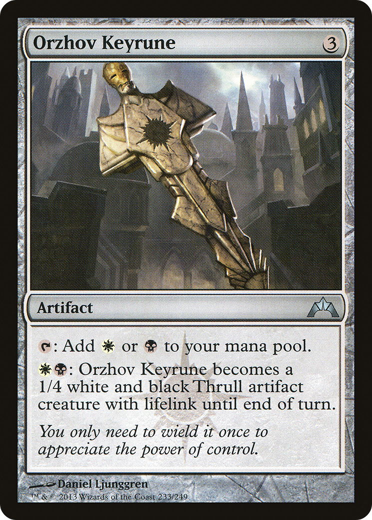 Rune clé d'Orzhov (GTC-233) - Gatecrash Foil 