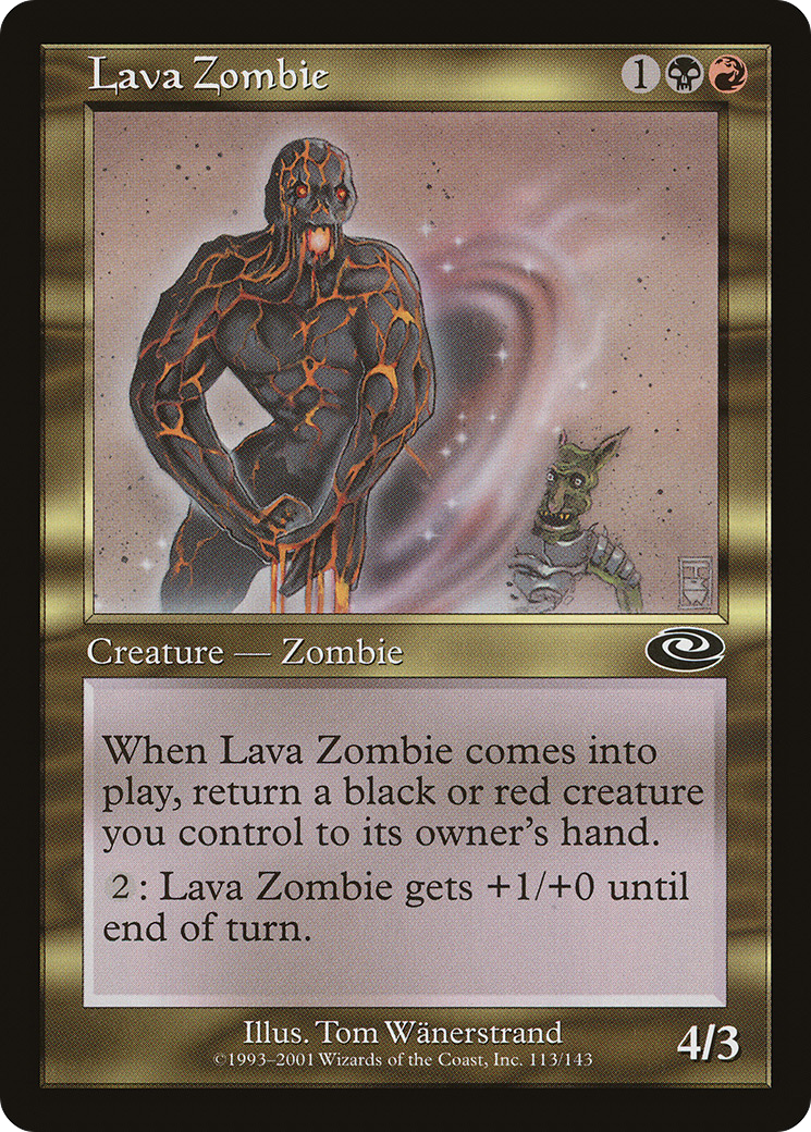 Zombie de lave (PLS-113) - Planeshift 
