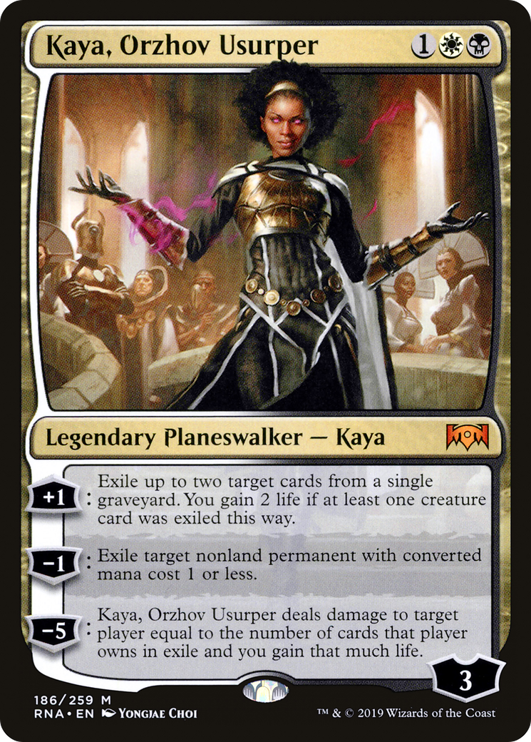 Kaya, usurpateur d'Orzhov (RNA-186) - L'allégeance de Ravnica 