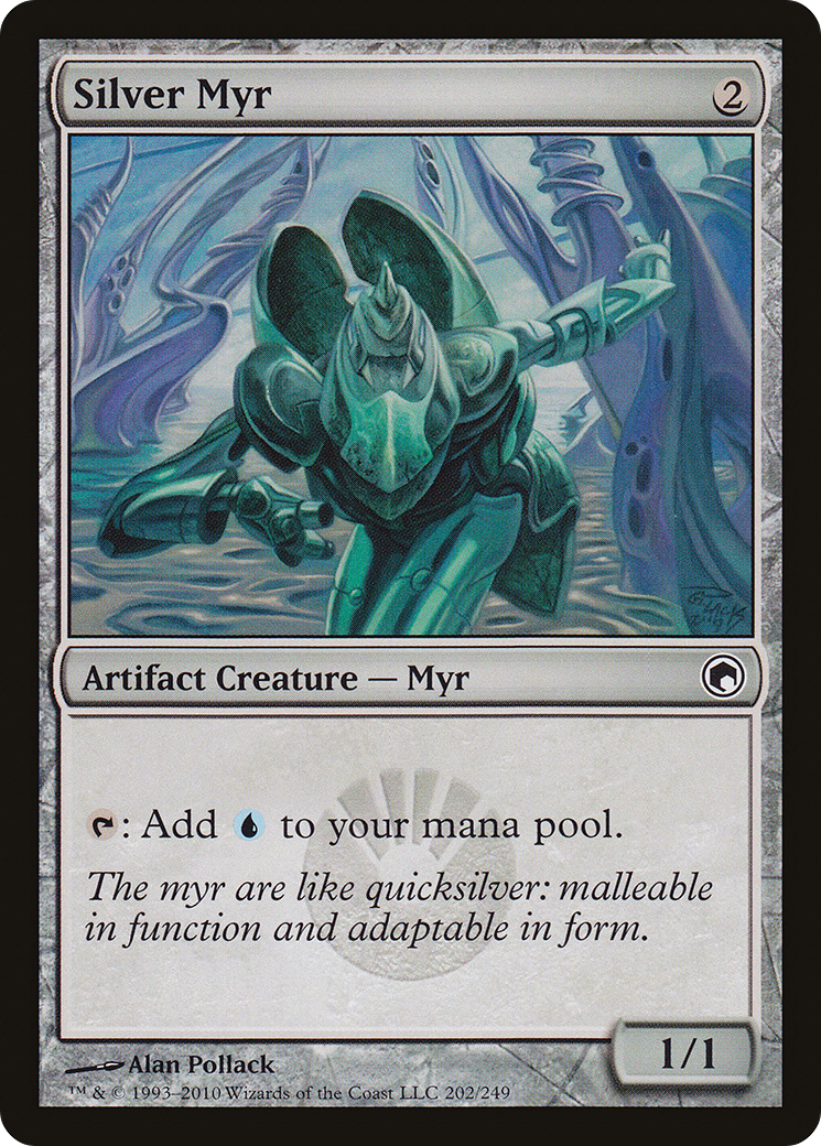 Silver Myr (SOM-202) - Scars of Mirrodin Foil