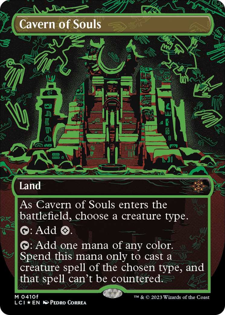 Cavern of Souls (0410f) (Borderless) (LCI-410F) - The Lost Caverns of Ixalan (Borderless) Foil