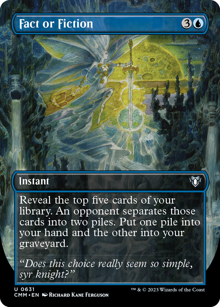 Fait ou fiction (CMM-631) - Commander Masters (Borderless) 