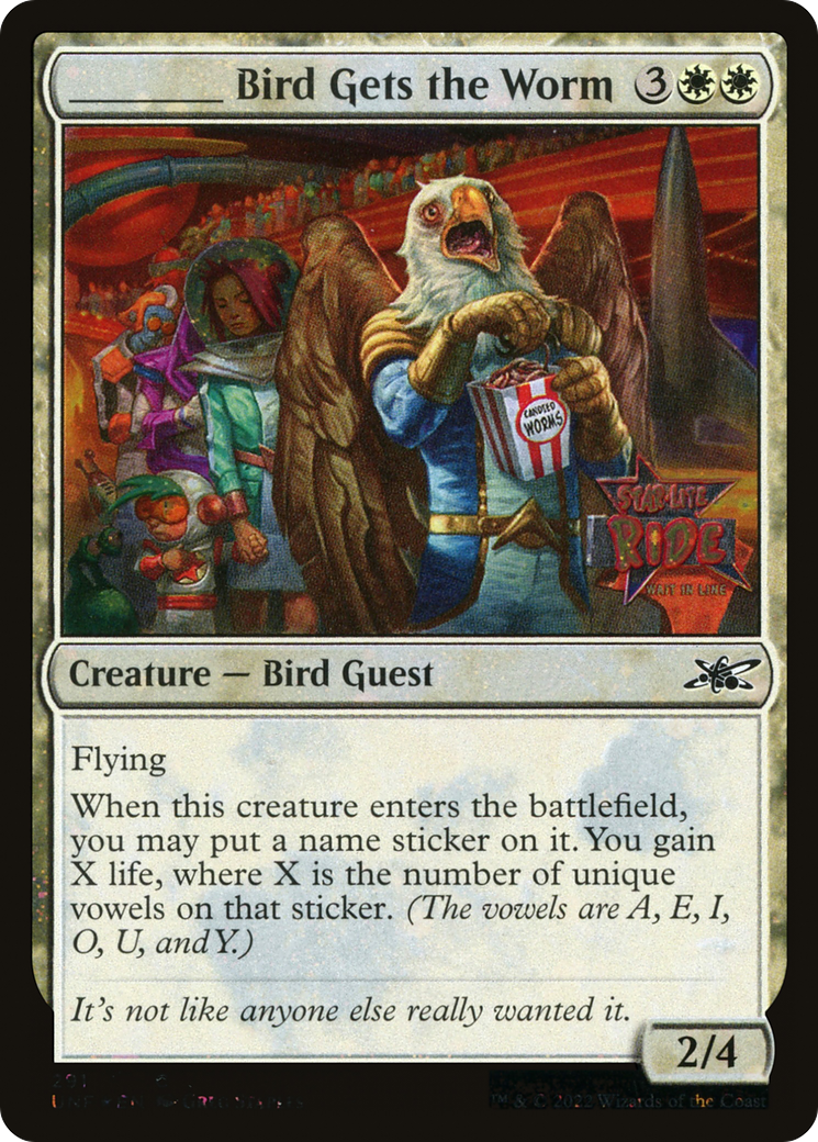 _____ L'oiseau attrape le ver (UNF-291) - Unfinity Foil 