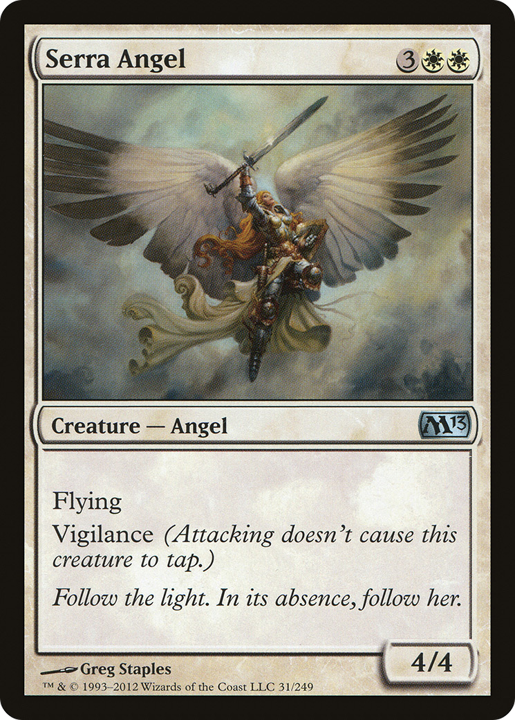 Serra Angel (M13-031) - Magie 2013