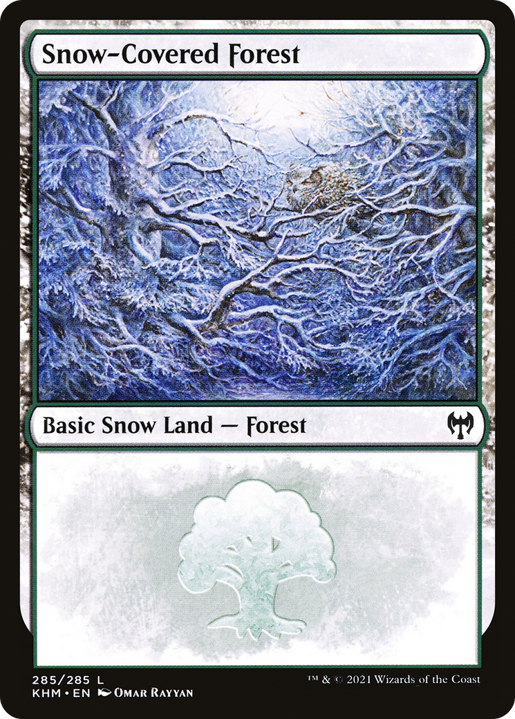 Forêt enneigée (KHM-285) - Kaldheim : (neige) Feuille 