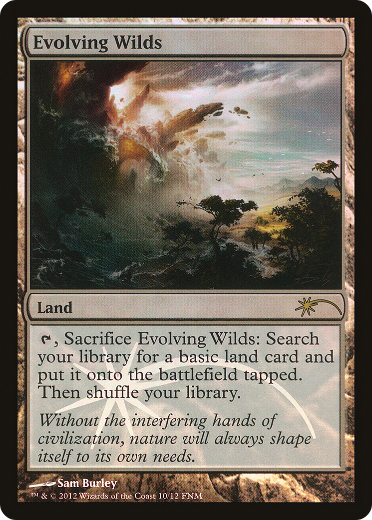 Evolving Wilds (FNM-010) - Friday Night Magic 2012 Foil