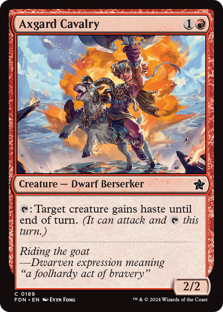 Cavalerie Axgard (FDN-189) - Fondations Foil 