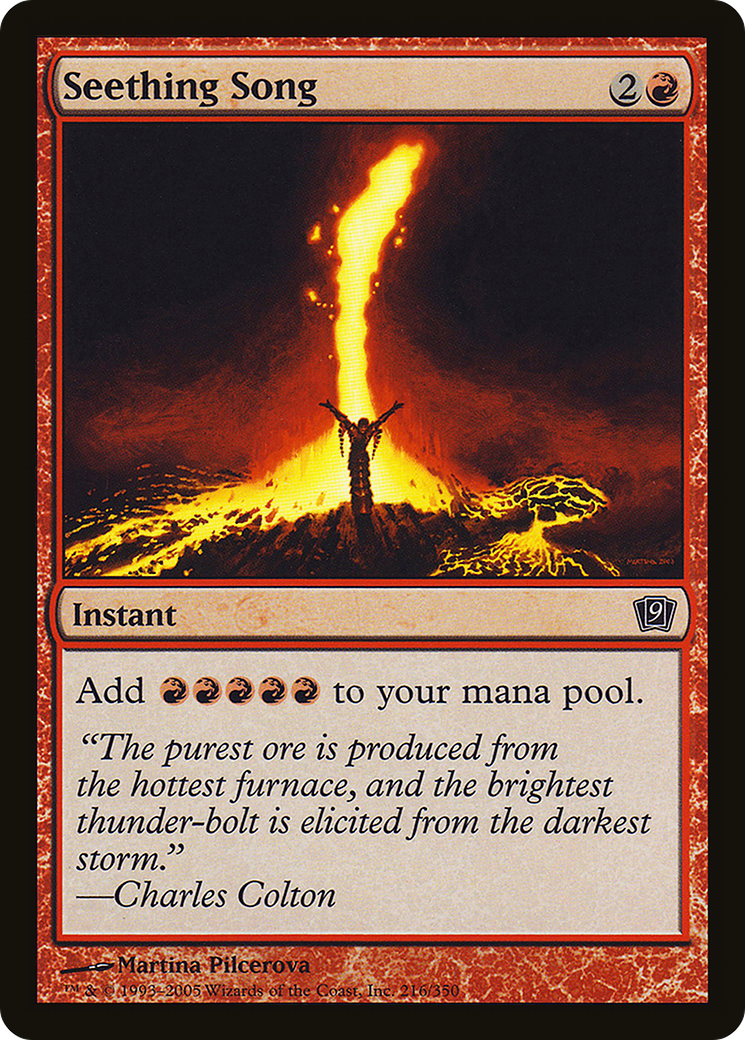 Seething Song (9ED-216★) - Ninth Edition Foil