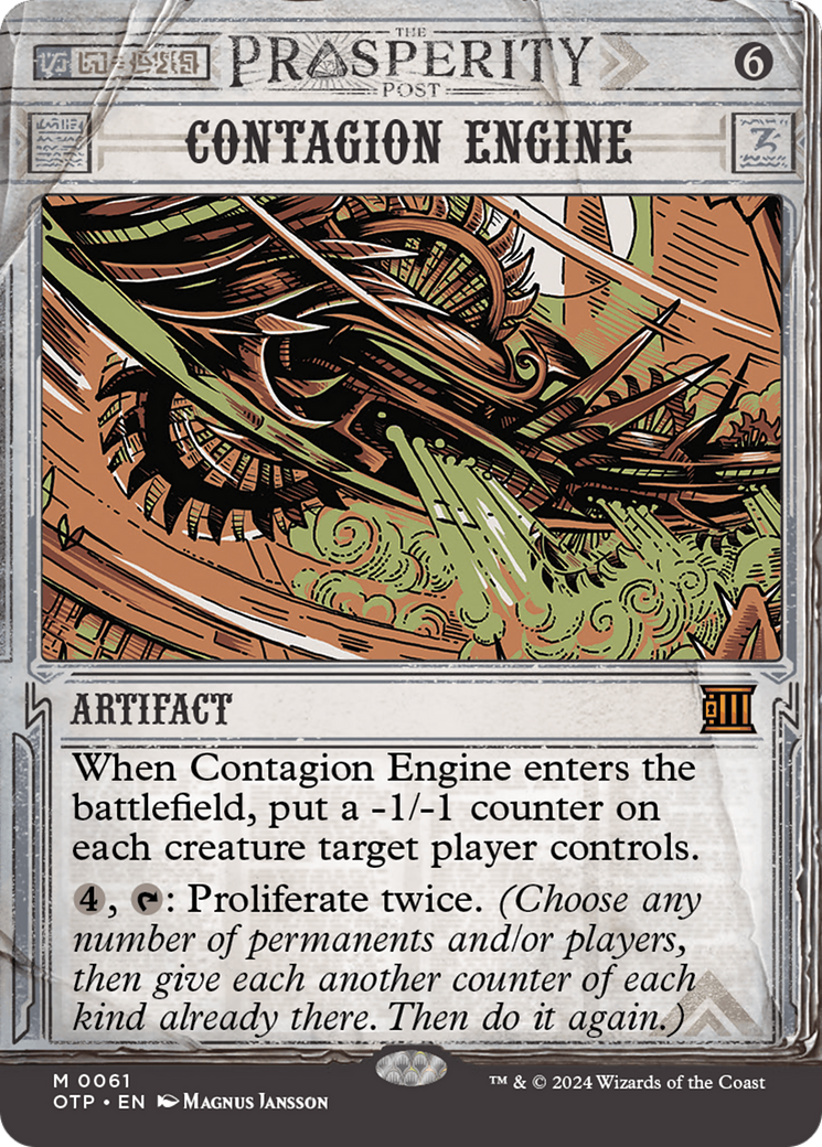 Contagion Engine (OTP-061) - Dernières nouvelles : (Vitrine) (sans bordure) Foil 