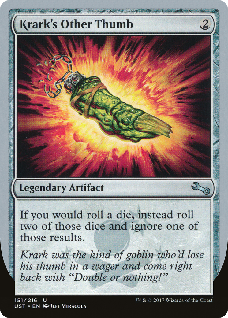 L'autre pouce de Krark (UST-151) - Feuille instable