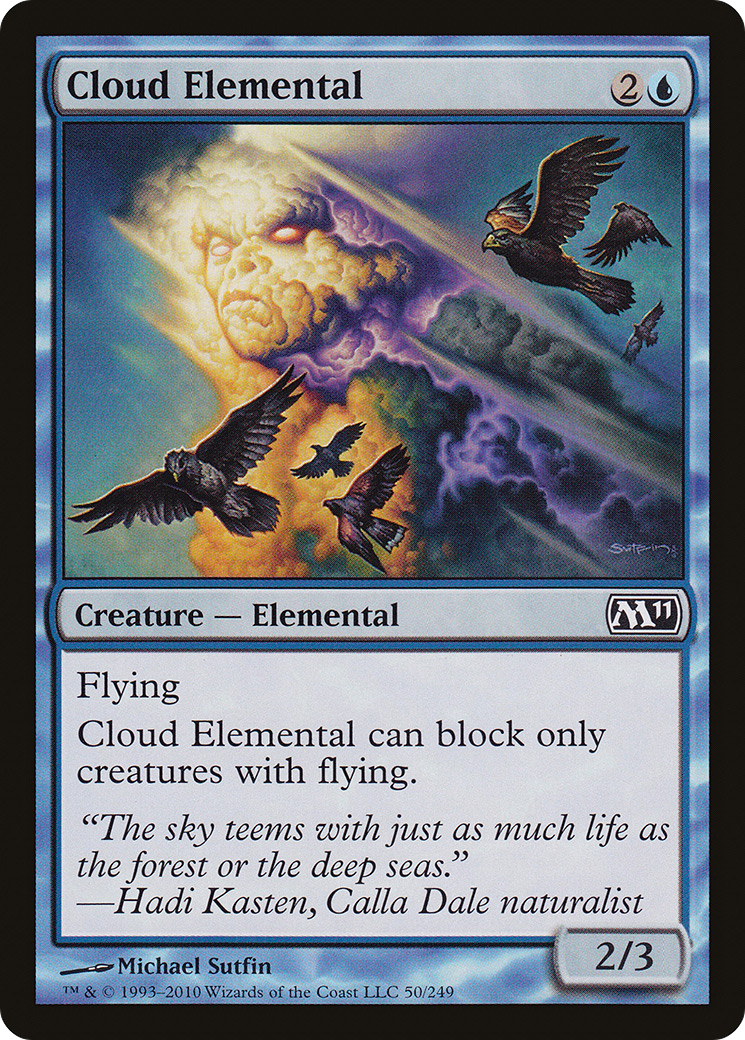 Élémentaire de Nuage (M11-050) - Magic 2011 Foil 