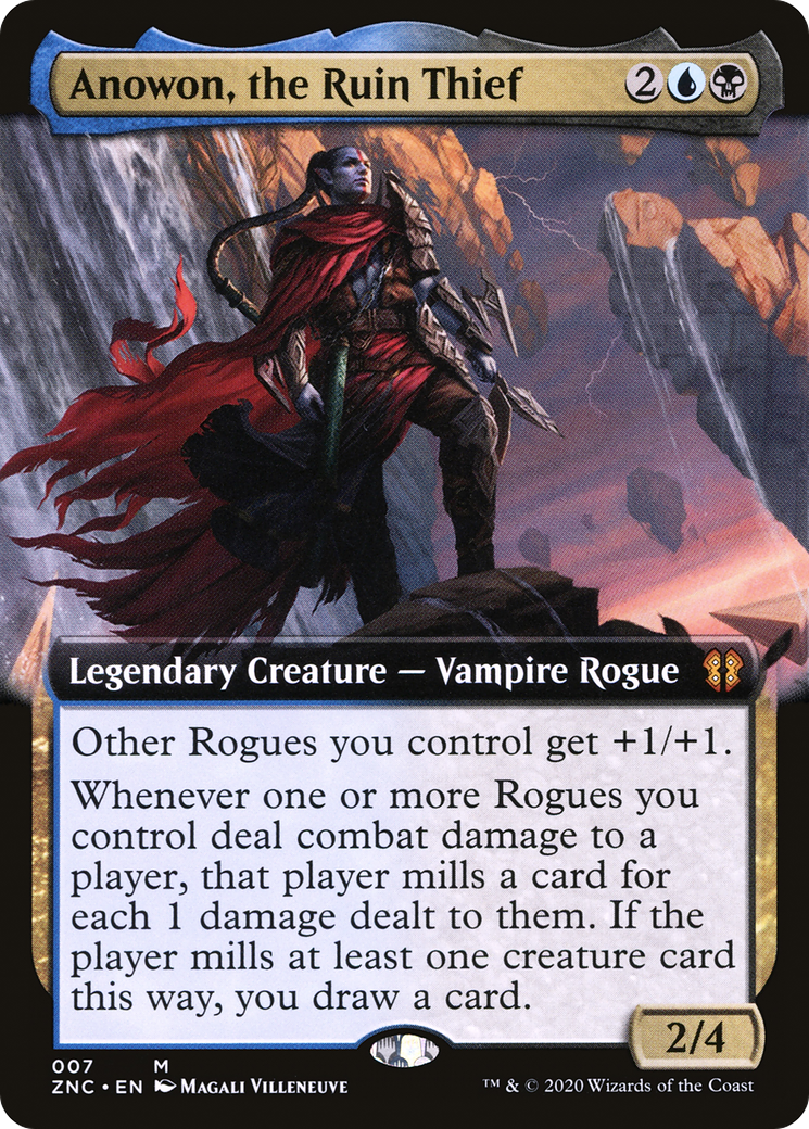 Anowon, le Voleur de Ruines (ZNC-007) - Zendikar Rising Commander : (Extended Art) Foil 