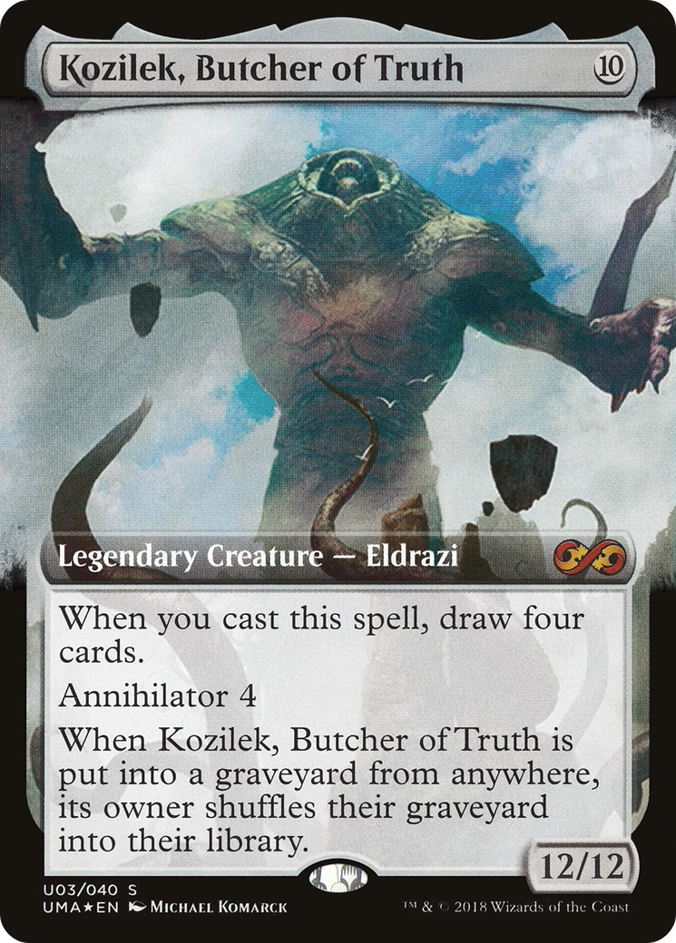 Kozilek, Boucher de la Vérité (PUMA-0U3) - Ultimate Box Topper : (Extended Art) Foil