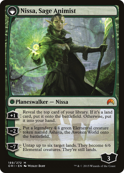 Nissa, Vastwood Seer (ORI-189) - Magic Origins: (originpwdfc)