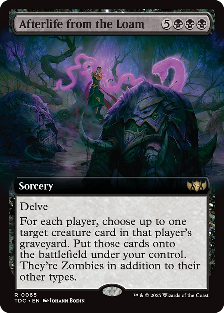 L'au-delà du limon (Extended Art) (TDC-065) - Commandant : Tarkir : Tempête de dragons 