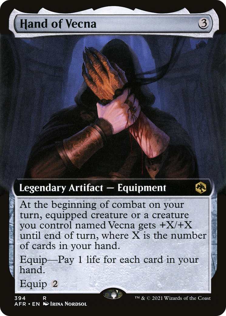 Hand of Vecna (Extended Art) (AFR-394) - Adventures in the Forgotten Realms: (Extended Art) Foil