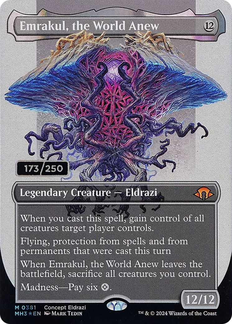Emrakul, the World Anew (MH3-381) - Modern Horizons 3 (Borderless) Foil
