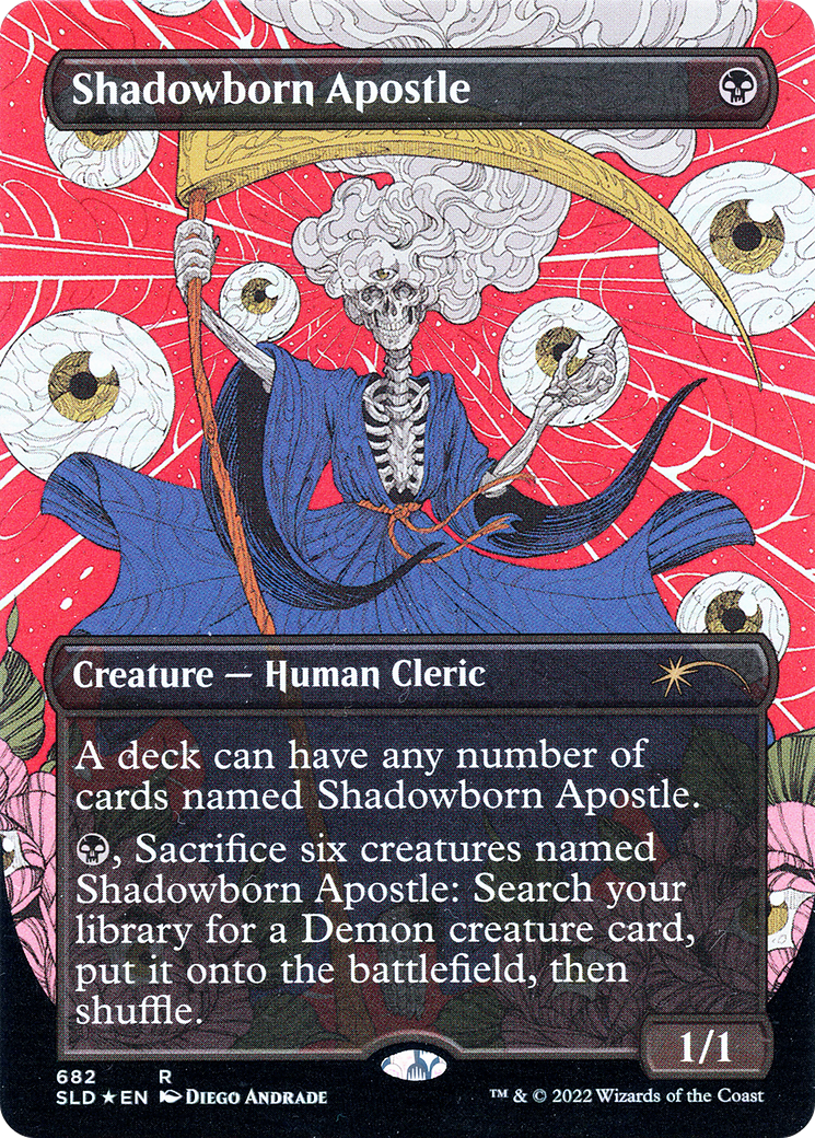 Shadowborn Apostle (682) (SLD-682) - Secret Lair Drop (Borderless) Foil