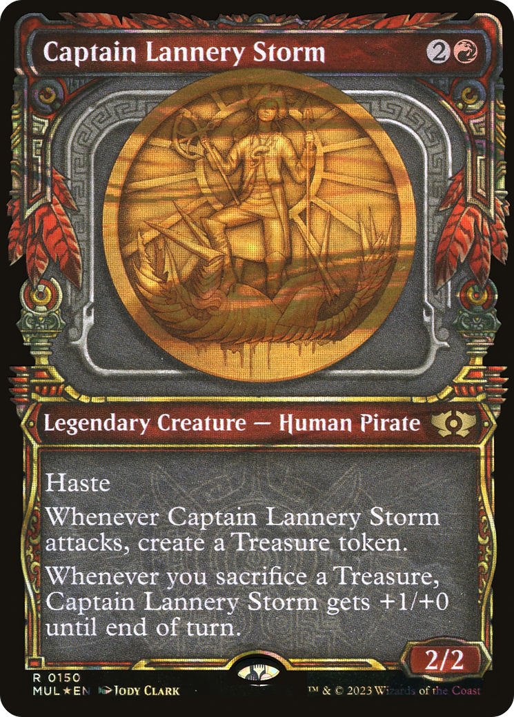 Captain Lannery Storm (Halo Foil) (MUL-150) - Multiverse Legends: (Showcase) Foil