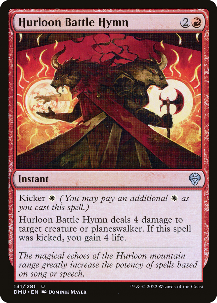 Hymne de bataille de Hurloon (DMU-131) - Dominaria United 