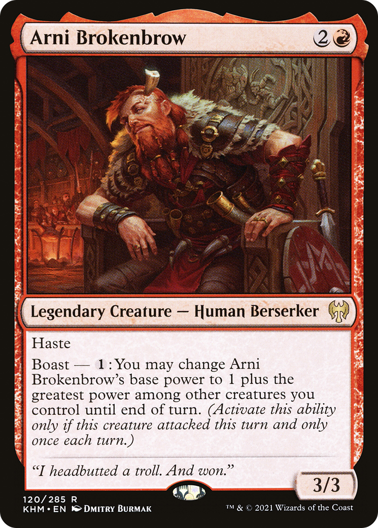 Arni Brokenbrow (KHM-120) - Feuille de Kaldheim