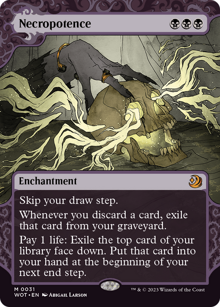 Nécropotence (WOT-031) - Wilds of Eldraine : Contes enchanteurs : (Vitrine) (Sans bordure) 