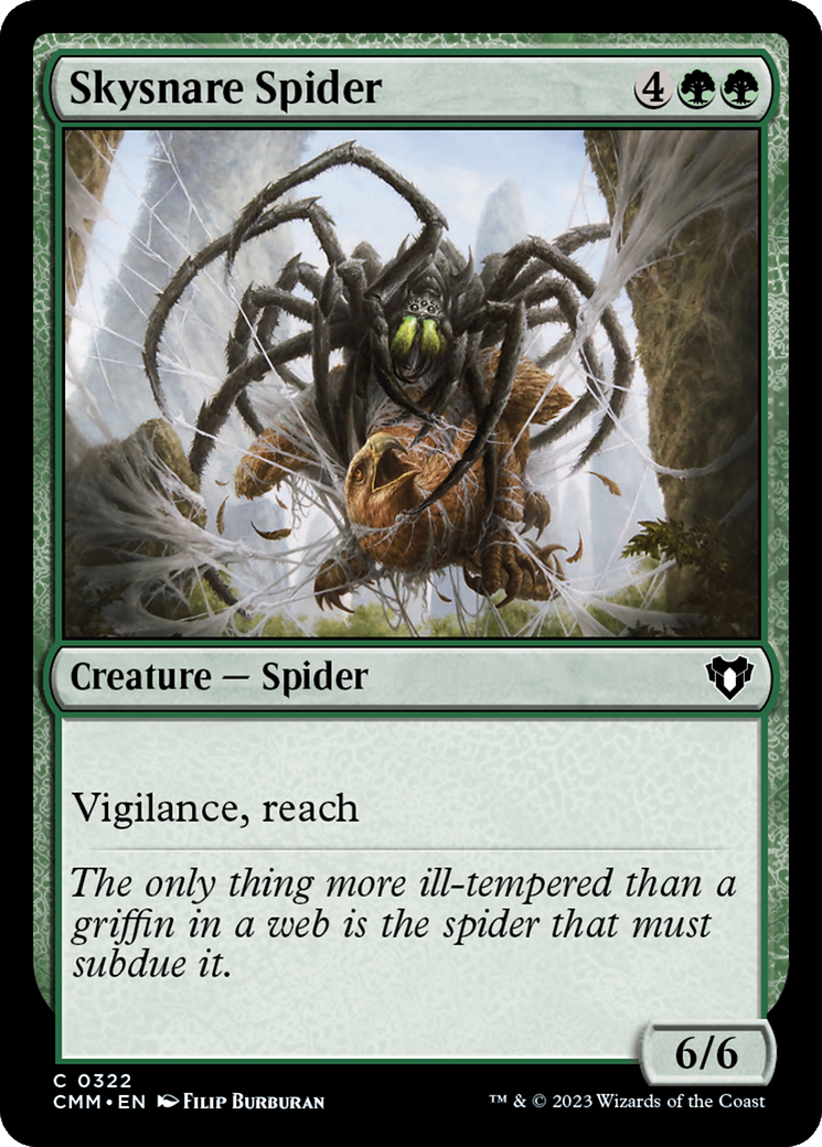 Skysnare Spider (CMM-322) - Commander Masters Foil 