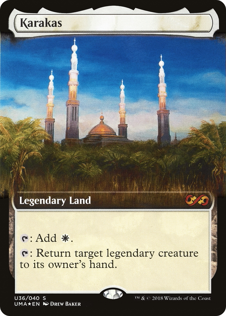 Karakas (UMA:BT-U36) - Ultimate Box Topper: (Extended Art) Foil