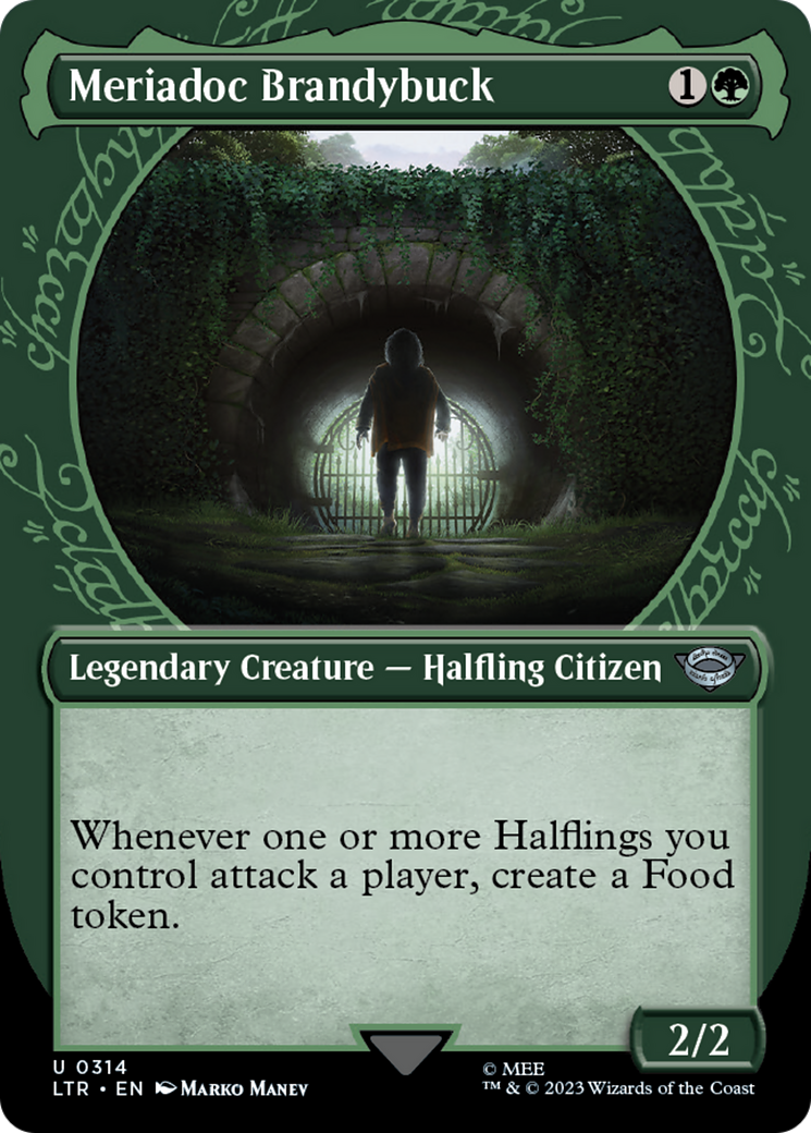 Meriadoc Brandybuck (LTR-314) - Le Seigneur des Anneaux : Les Contes de la Terre du Milieu : (Vitrine) (Sans bordure) Feuille 