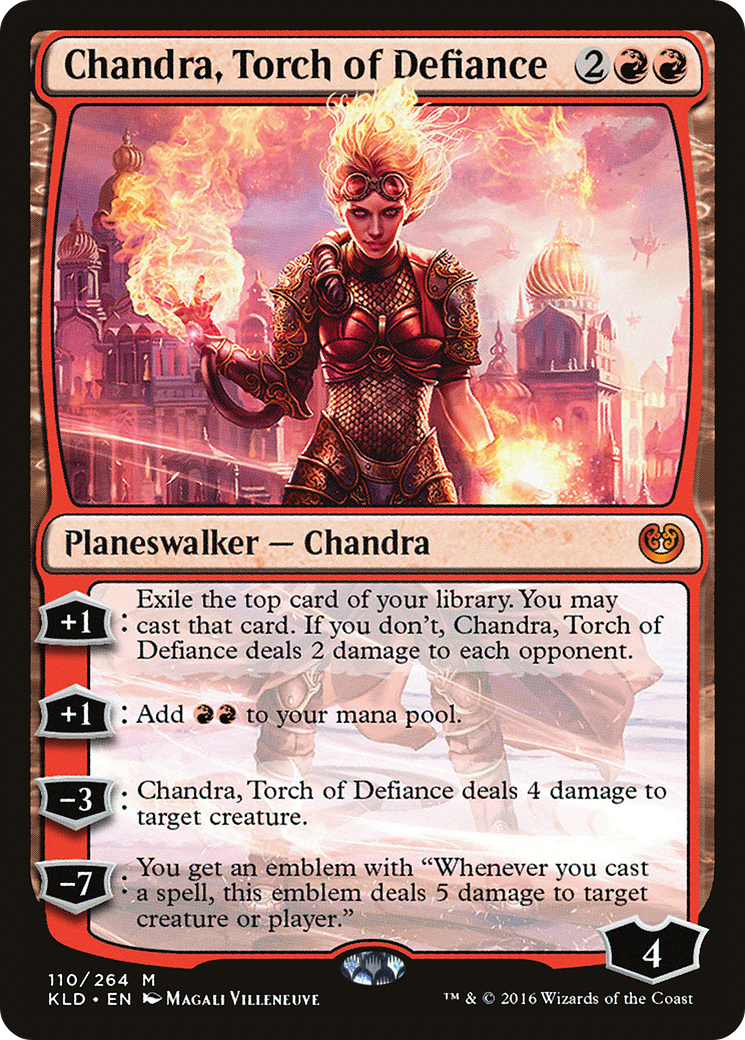 Chandra, Torche du Défi (KLD-110) - Kaladesh