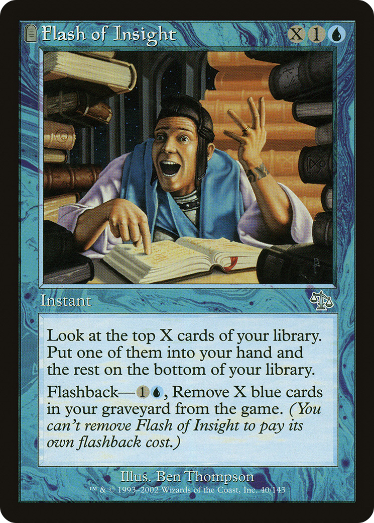 Flash of Insight (JUD-040) - Jugement : (pierre tombale) Foil 